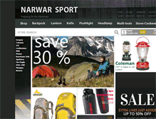 Tablet Screenshot of narwar.com
